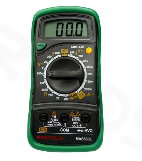 MASTECH MAS 830L цифровой мультиметр с подсветкой сохранением данных зуммером