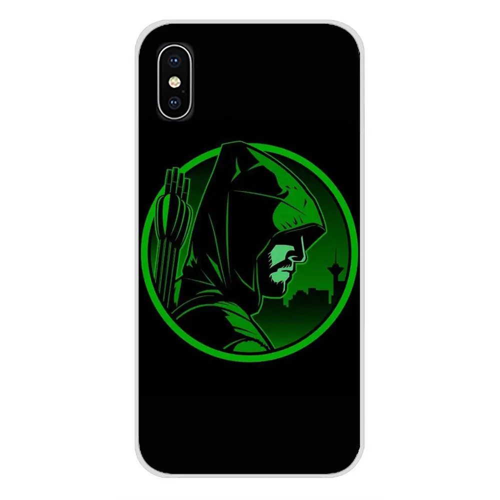Для Apple iPhone X XR XS MAX 4 4S 5 5S 5C SE 6 6S 7 8 Plus ipod touch American Tv Series Green Arrow аксессуары чехол |