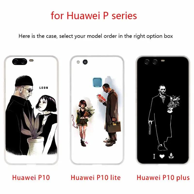NAYIDA Leon Matilda чехол Натали силиконовый мягкий ТПУ для Huawei P40 P30 P20 Pro P10 P9 P8 Plus Lite 2017