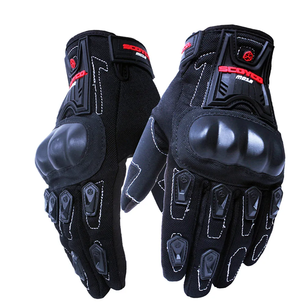 Мотоциклетные перчатки черные Luva Motoqueiro Guantes Moto Motocicleta Luvas велосипедные для езды на