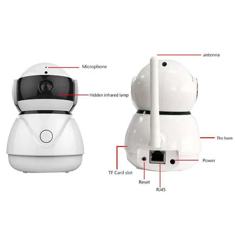 Беспроводная IP камера 2 Мп Full HD Wi Fi 1080P|Камеры видеонаблюдения| |