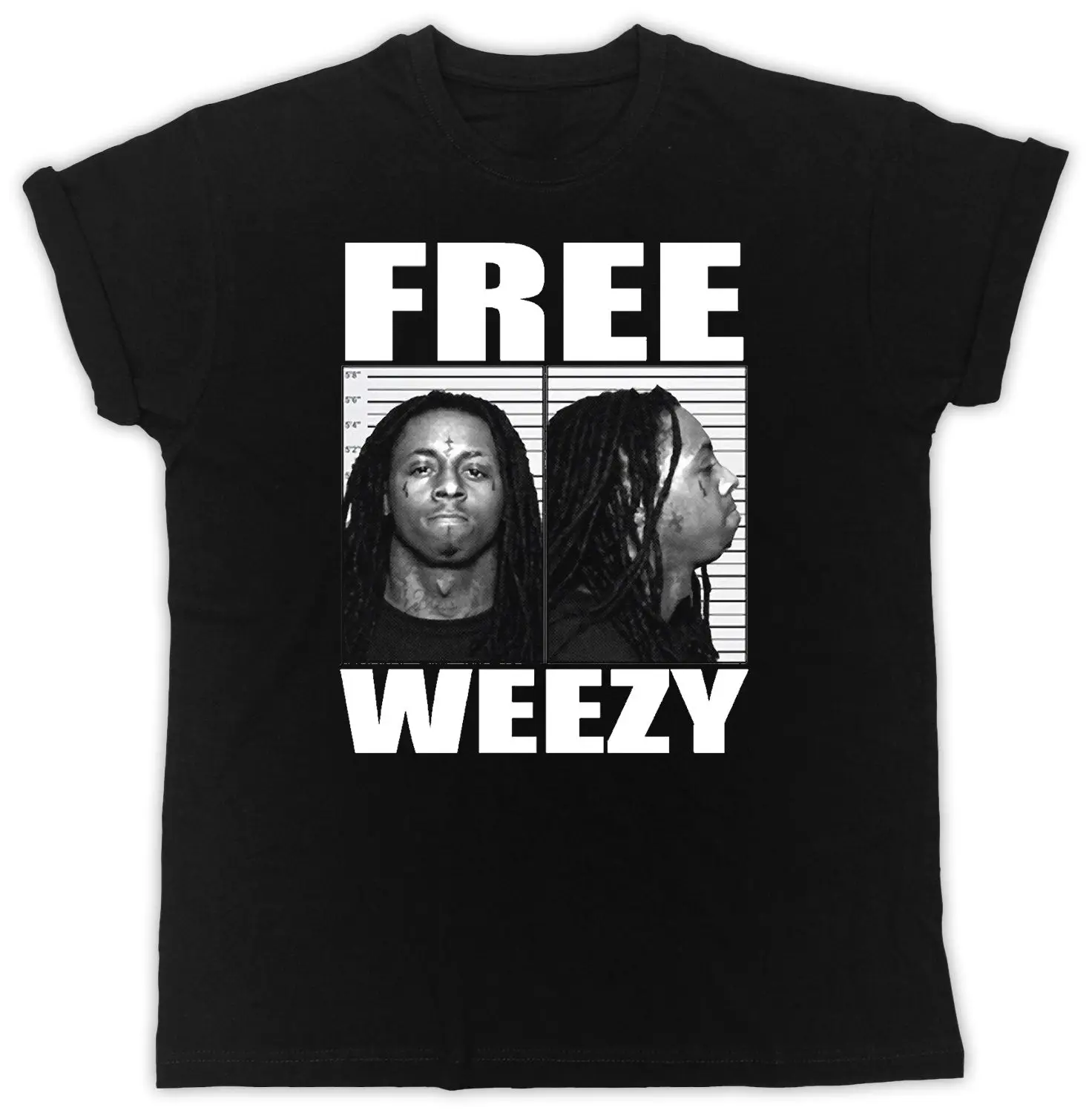 LIL VAYNE MUGSHOT бесплатно WEEZY идеальный подарок с коротким рукавом мужская черная