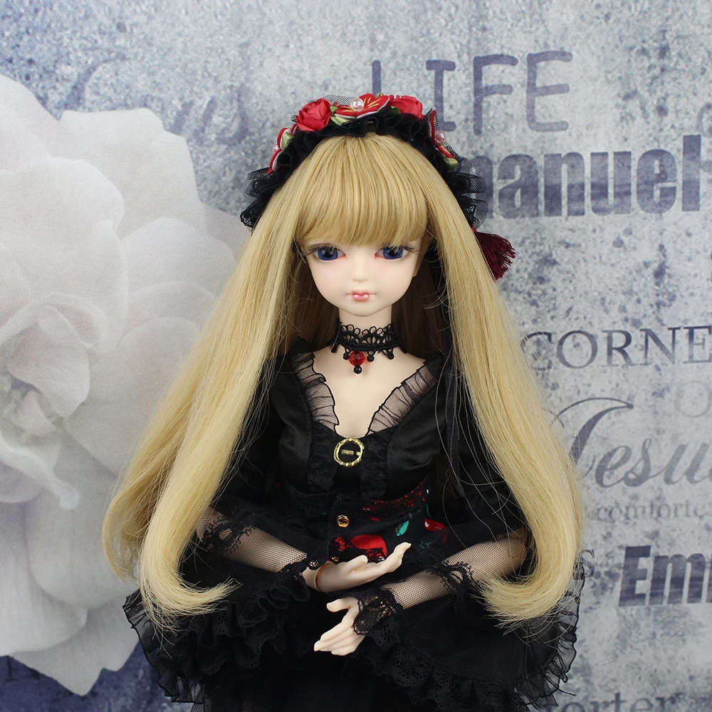 MMGIRL BJD fortune days 1/4 bjd 45 см с/без одежды в сочетании со светлыми волнистыми волосами