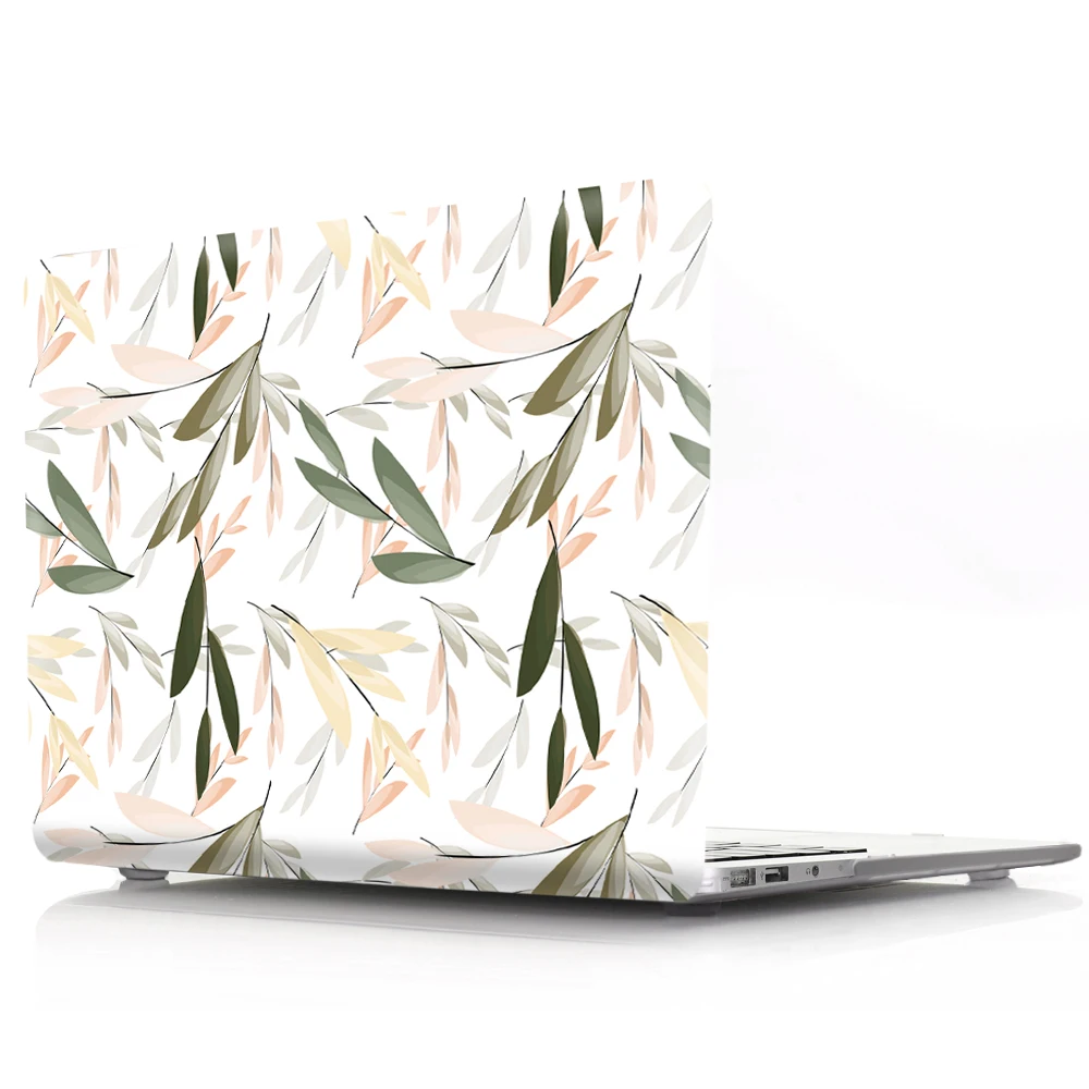 Чехол для ноутбука с цветной печатью в виде листа для Macbook Air 11 13 Pro retina 12 13 15 дюймов цвета с сенсорной панелью Pro 13 15 Air 13