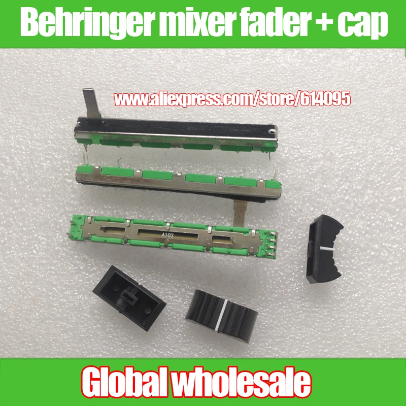 

10 шт. 2-канальный двойной A10K оригинальный Behringer Soundcraft микшер fader 7,5 см 7,5 см 75 мм A10KX2 потенциометр A103 6pin 10KA
