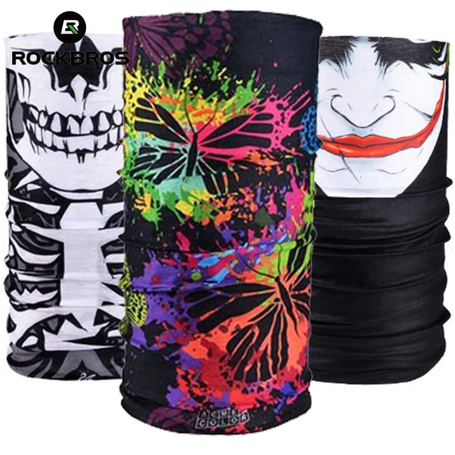 ROCKBROS 3 шт./лот маска для лица езды на велосипеде дышащая Спортивная мотоцикле На