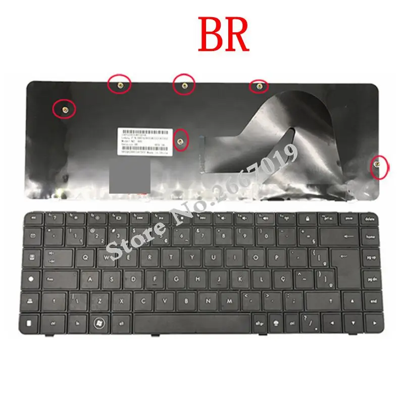 BR новая клавиатура для ноутбука HP CQ62 G62 CQ56 G56 Compaq 56 62 100 Бразилия|keyboard for hp|laptop keyboard