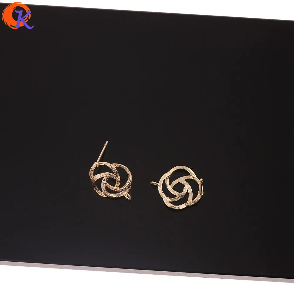 

Cordial Design 40Pcs 13*16MM Jewelry Accessories/Earring Stud/Genuine Gold Plating/DIY Earring Making/Hand Made/Earring Findings