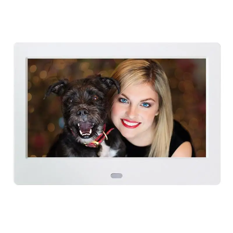 ALLOET цифровая фоторамка 7 дюймов LED 800x480 Цифровая Будильник MP3 MP4 Movie Player|Цифровые