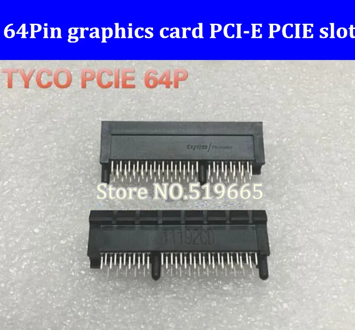 64 pin графическая карта PCI-E PCIE с гнездом-коннектором | Компьютеры и офис