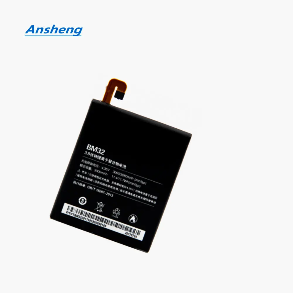 Высококачественный аккумулятор Ansheng BM32 на 3080 мАч для смартфона Xiaomi 4 Mi4 | Мобильные