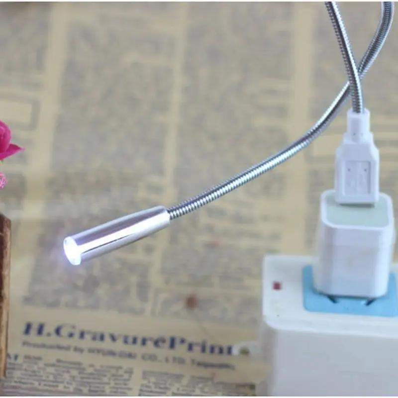 Компьютерная периферийная USB светодиодная маленькая Настольная лампа для