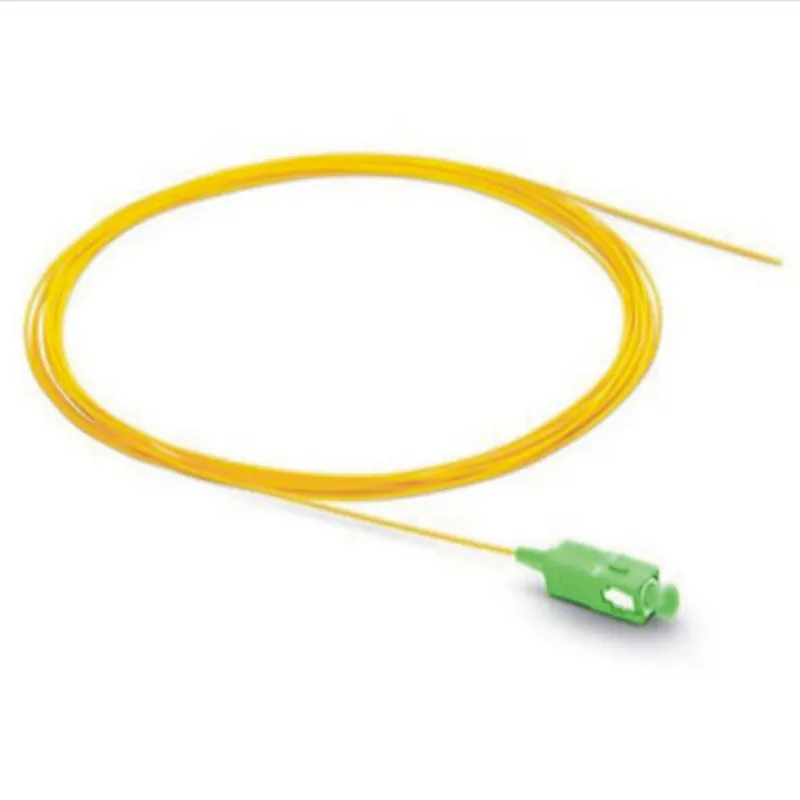 50 шт. 1 м SC APC Волоконно оптический кабель Pigtail Simplex 9/125 0 9 мм PVC Single Mode G657A волоконно