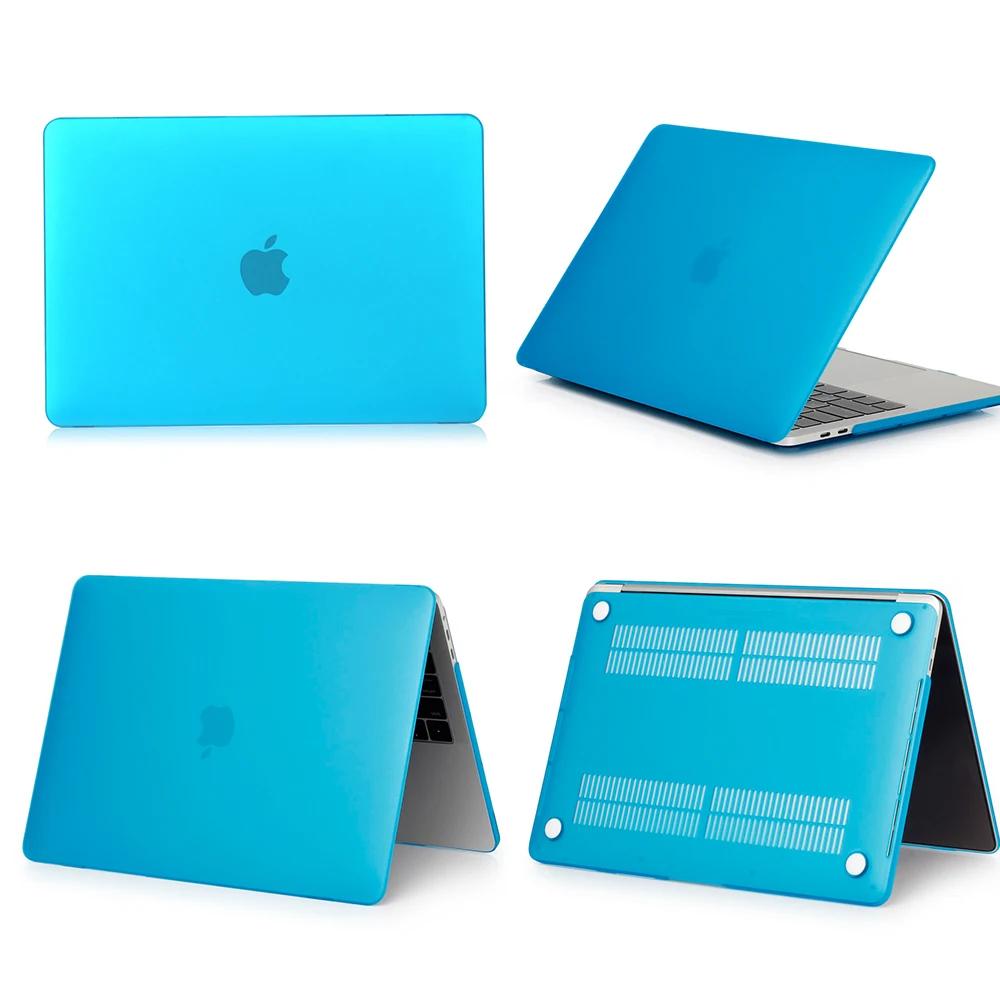 Цветной чехол для ноутбука Apple MacBook Air Pro retina 11 12 13 15 для macbook New Pro 13 15 16 дюймов с сенсорной панелью+ крышка клавиатуры