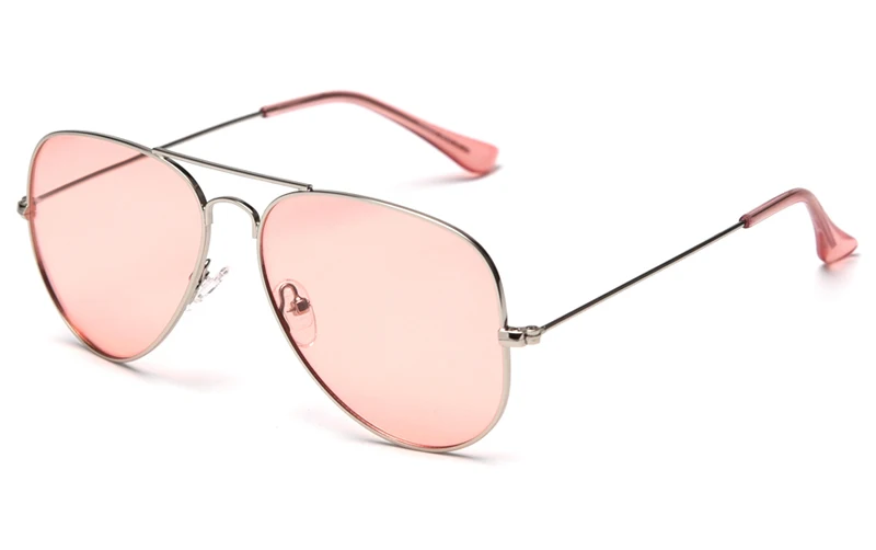 silver with pink Peekaboo, мужские поляризованные солнцезащитные очки, красные, женские, uv400, оранжевые, красные, черные, женские, Ретро стиль, солнцезащитные очки, мужские, для вождения, металлические, для ночного видения - Цвет линз: silver with pink
