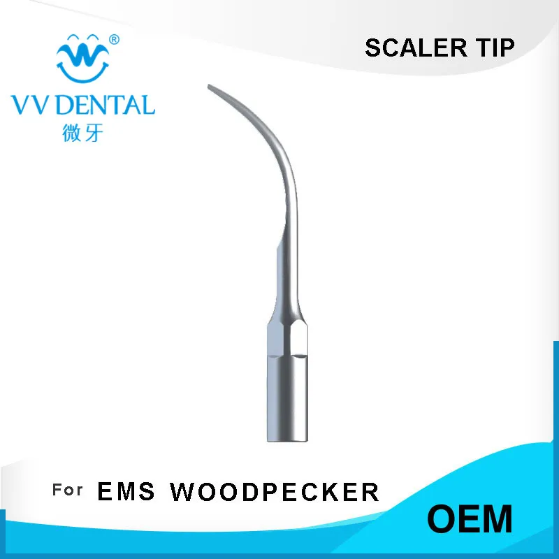 

10pcs ultrasonic piezo scaler tip, dental tip for EMS/Woodpecker scaler handpiece for oral health care and teeth whitening