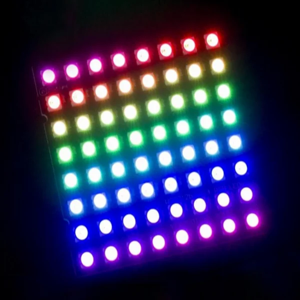 WS2812 светодиодный 5050 RGB 8x8 64 СВЕТОДИОДНЫЙ матричный для | Электронные компоненты и