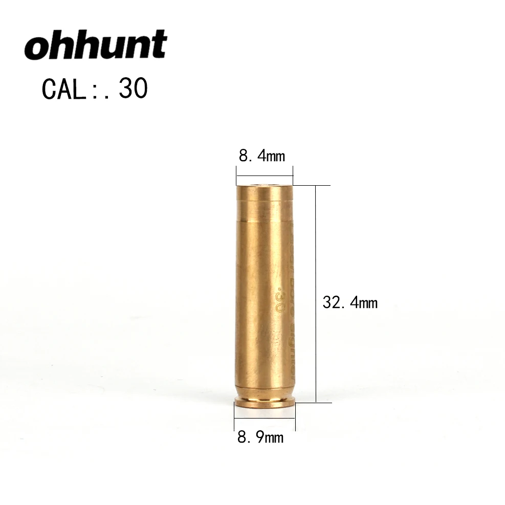 Ohhunt Cal. 30 Картридж красный лазерный Диаметр прицеливание с помощью