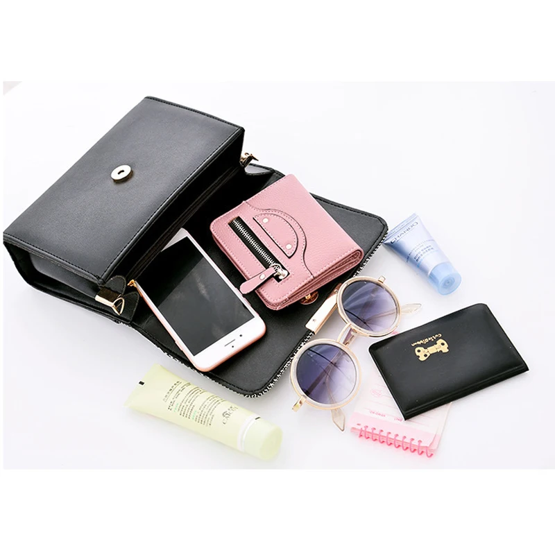 shoulder luxury handbags women bags designer 2019 summer beach modis messenger clutch black leather boho Flap ladies hand | Багаж и сумки