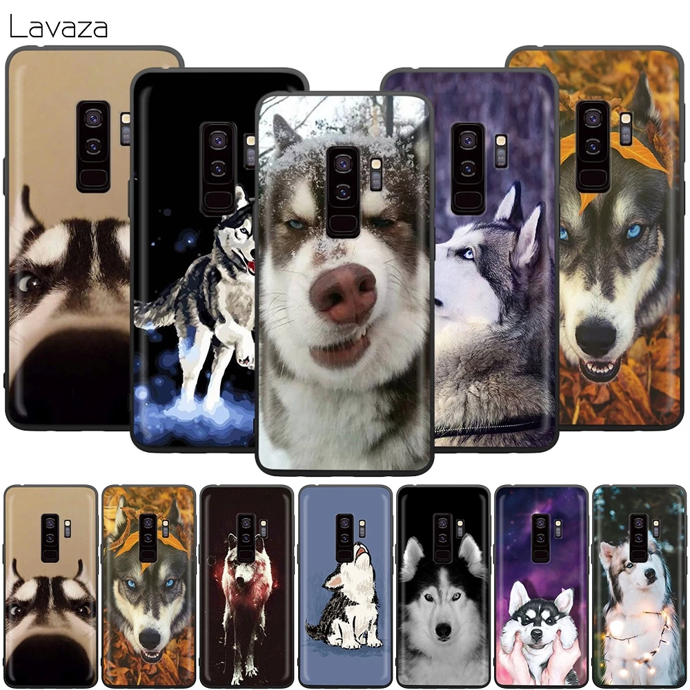 Чехол с рисунком животного Хаски для Samsung Galaxy J6 A9 A8 A7 A70 A6 A5 A50 A40 A30 A3 A10 A51 A71 A81 A91
