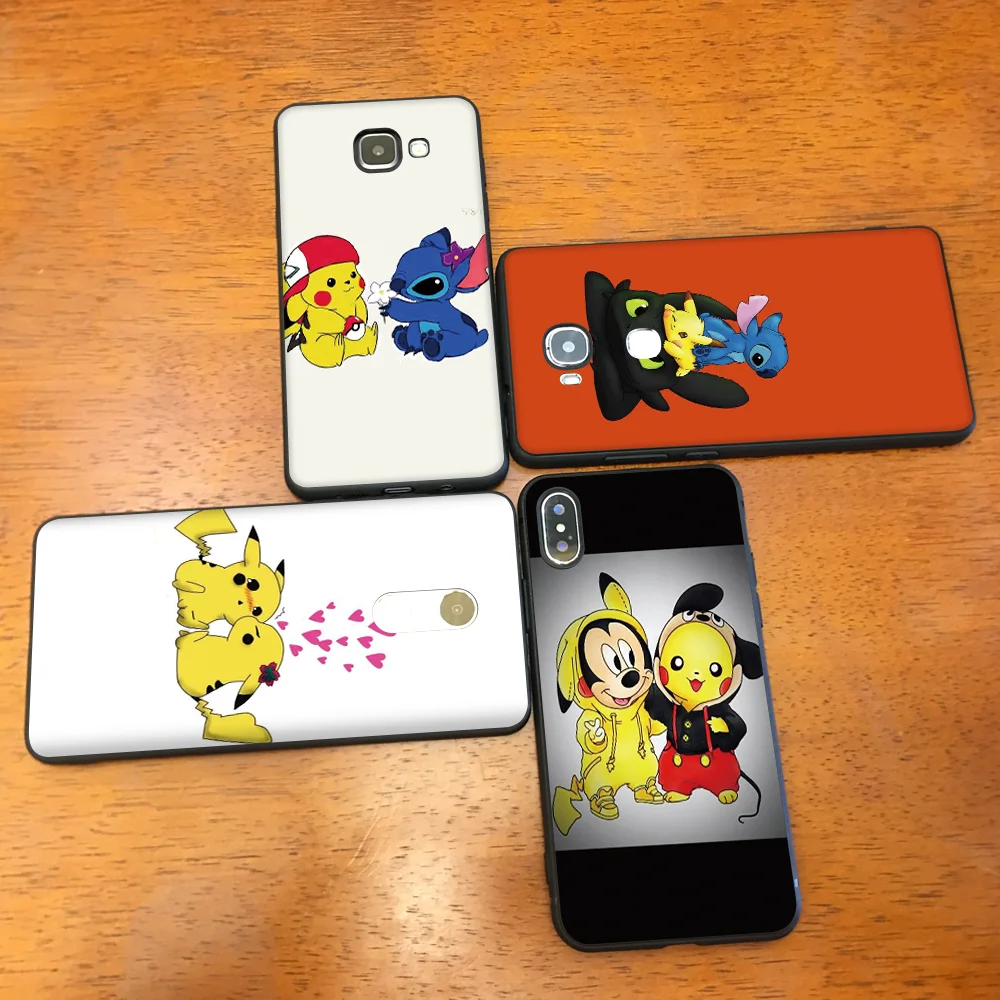 Мультяшный Ститч чехол для телефона iphone 5 6 7 8 6s plus 7plus 8plus силиконовый мягкий ТПУ X XR