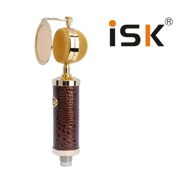 Высококачественный конденсаторный микрофон ISK с большой звуковой головкой
