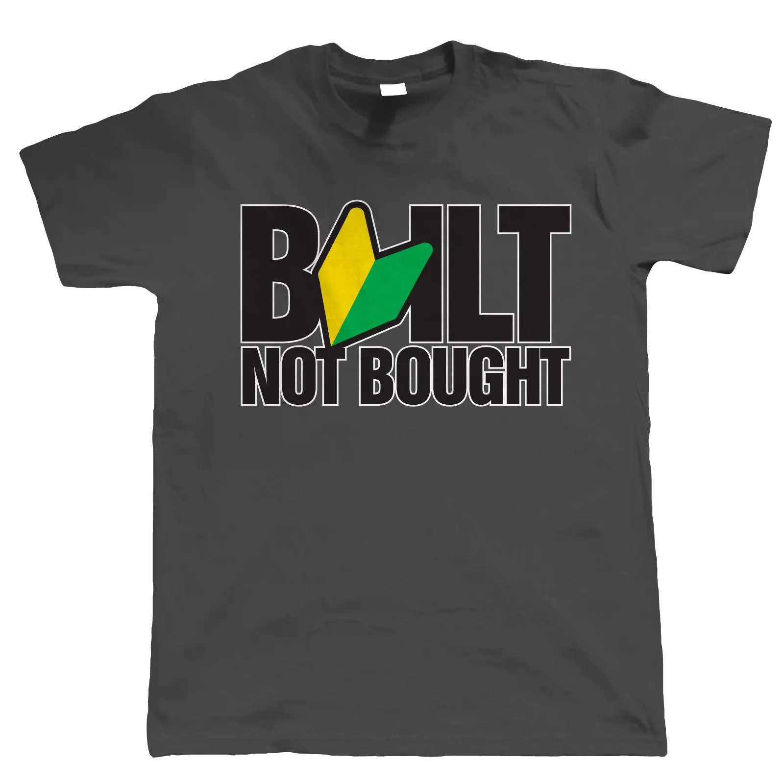 Free Shipping Men's Built Not Bought Funny Printed Summer Short Sleeve T-Shrts | Мужская одежда