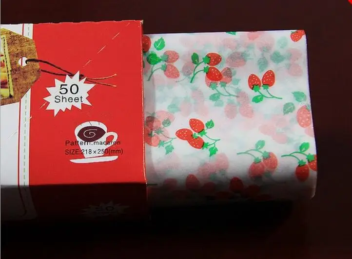 LBSISI Life 150 листов, восковая масляная бумага, пищевая закуска, Рождественская оберточная бумага, пергамент для выпечки, масло, мыло, упаковочная бумага 21,8x25 см