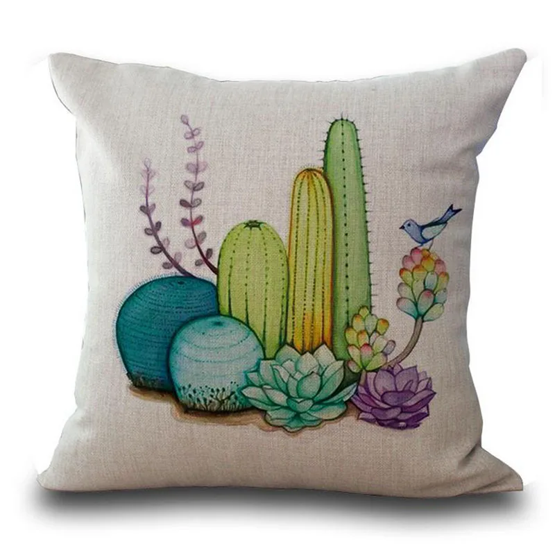 Наволочка для подушки 45 х45 см из хлопка и льна|cushion cover|sofa cushion coverdecorative covers |