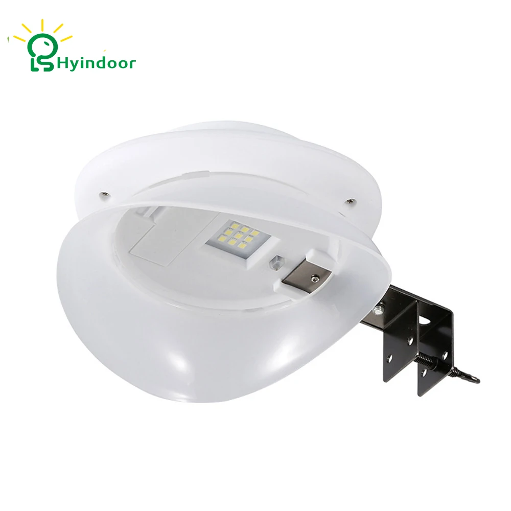 Hyindoor Солнечный забор светильник s DS ing Открытый 9 Светодиодный водостойкие лампы