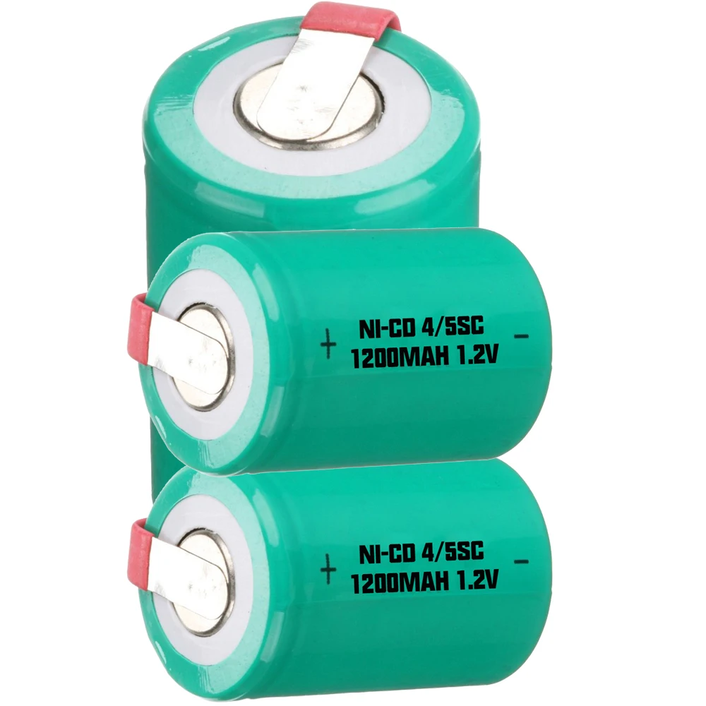 Самая низкая цена 3 шт 4/5SC батарея 1 2 v батареи перезаряжаемые 1200 mAh nicd Батарея для