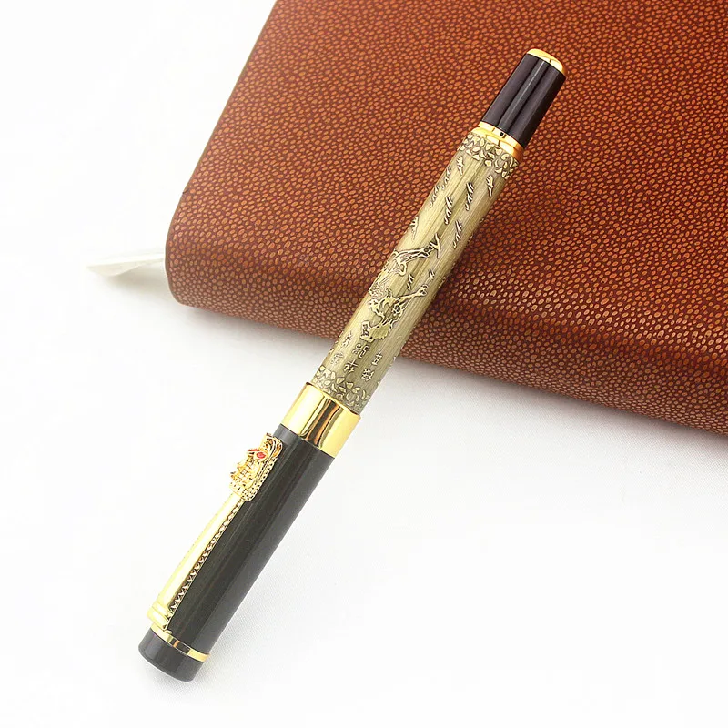 Роскошное Качество тиснение &quotвосемь лошадей&quot классическое 0 5 мм перо