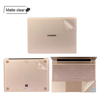 Наклейка на ноутбук s для huawei Matebook X 13,3 X Pro 13,9 антицарапина виниловая наклейка на кожу для huawei Matebook D 15,6 E 12 дюймов - Цвет: matte clear