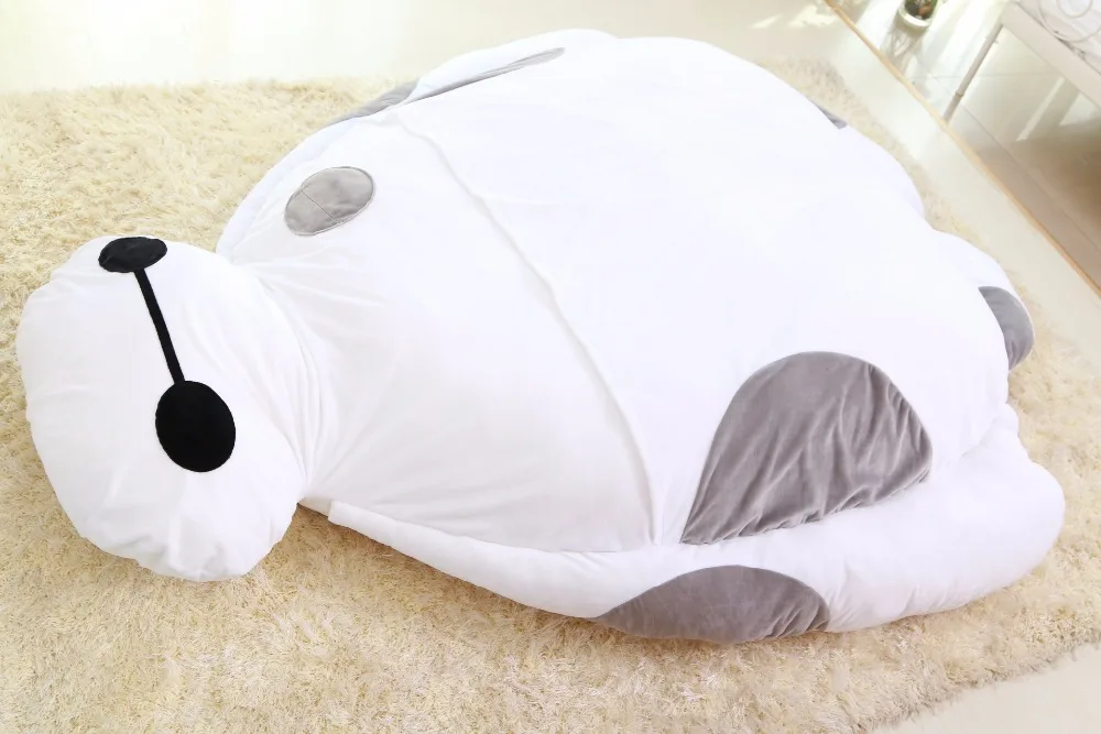 Супер большой мультфильм Baymax гигантский плюшевый с наполнителем Большой Герой 6 мягкие игрушки ленивый диван кровать татами кровать totoro Beanbag коврик пол матрас