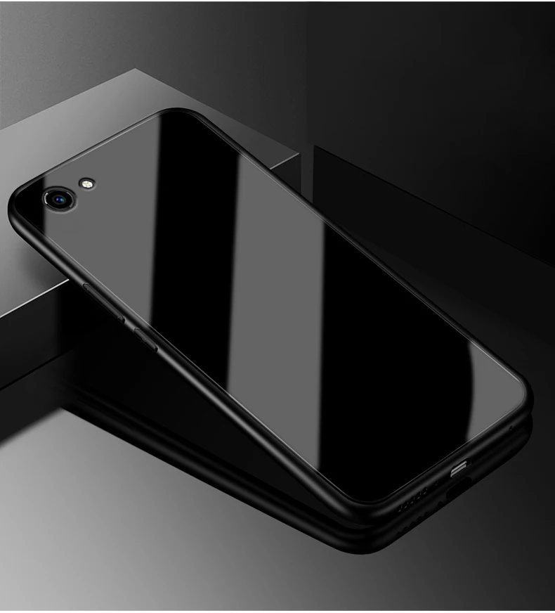 Чехол для Vivo Y81, стеклянный чехол, роскошная силиконовая мягкая рамка+ стеклянная задняя крышка, аксессуары для Vivo Y 81/Vivo Y81 6,2", Чехол s Fundas Cqoue
