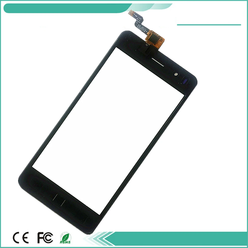 Черный сенсорный экран для Micromax Bolt селфи Q424 сенсорная панель стеклянные линзы