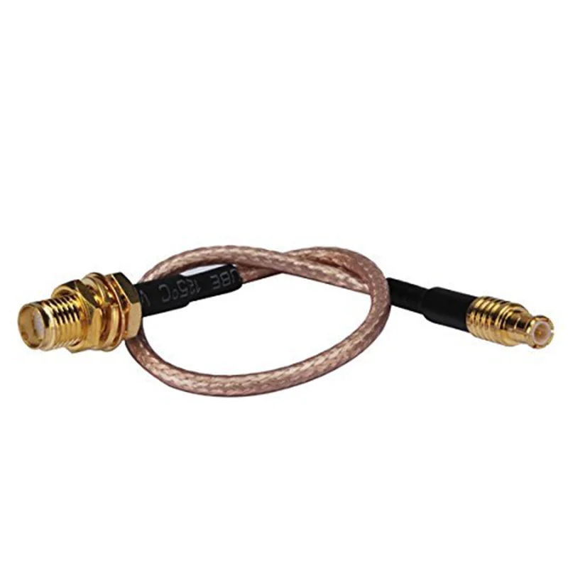 Коаксиальный кабель ALLISHOP 3 м разъем SMA MCX штекер Female RG316D двойной экран серебристый