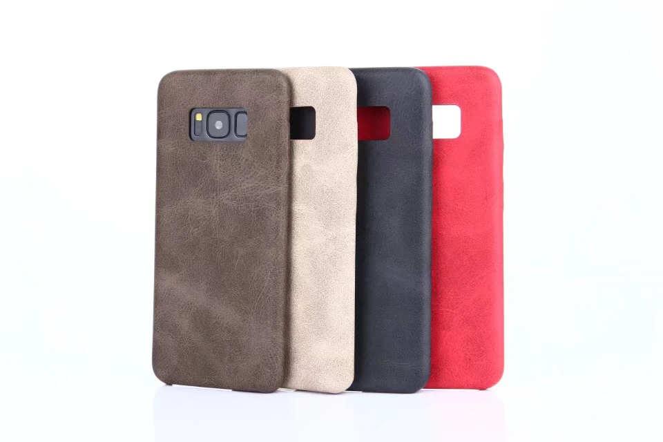 Ультра тонкий S8 ПЛЮС Ретро футляр: мягкий TPU + PU Кожа телефон шкафы для Samsung Galaxy S8PLUS