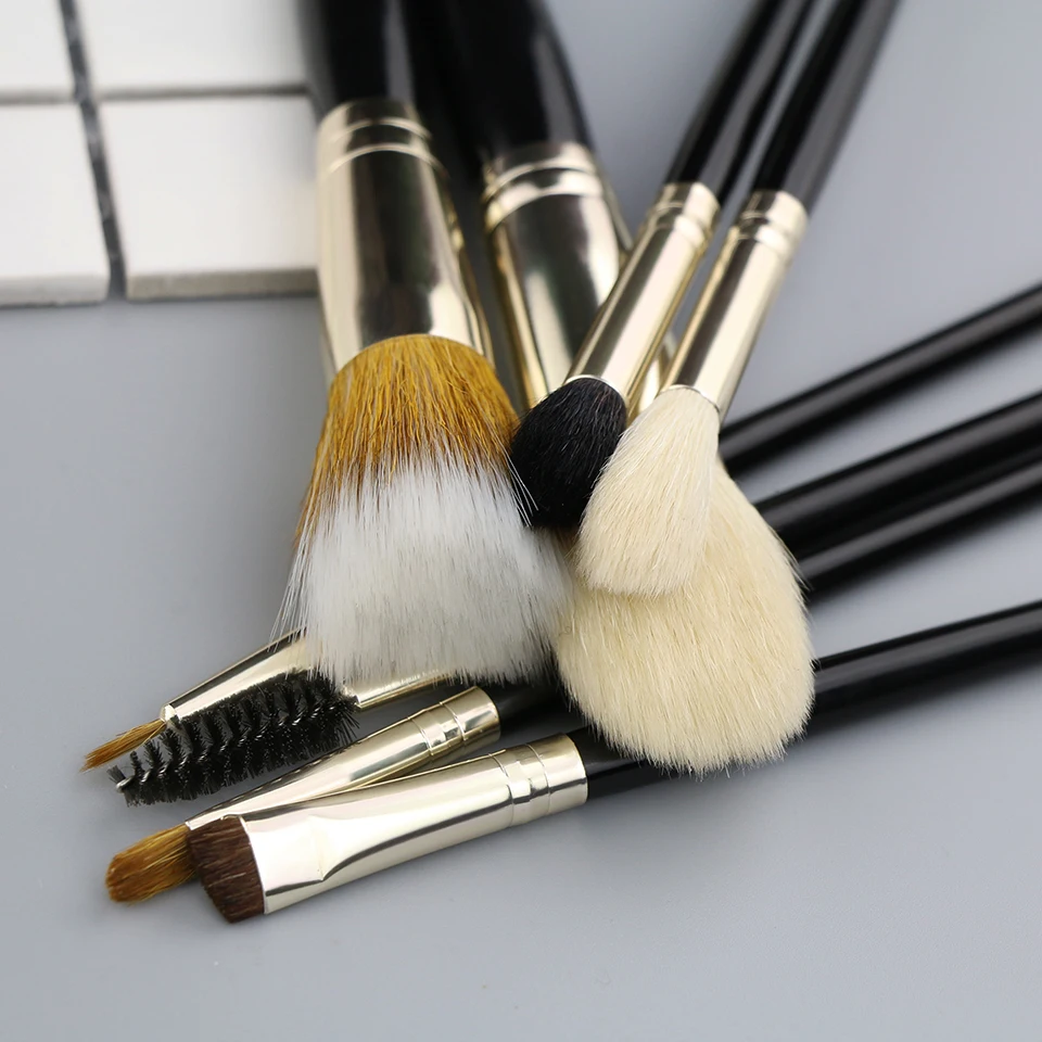 Набор кистей для макияжа BEILI Weasel набор из шерсти и 8 шт.|makeup brush set|brush seteyelash makeup brushes |