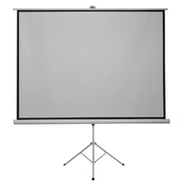factory supply tripod projection screen 100 inches 43hd portable floor stand bracket projector screens matt white