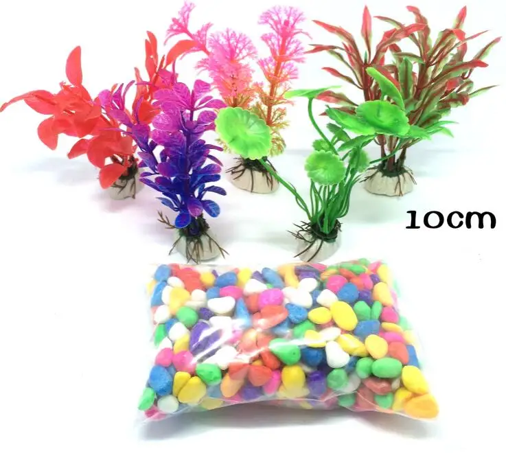 

Aquarium landscaping package, simulation plants, landscaping aquarium fish tank decorative landscaping plants fake background