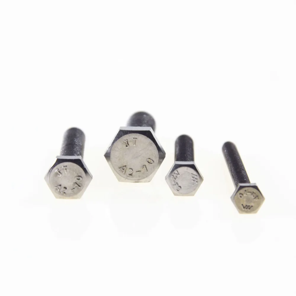 304 stainless steel bolts DIN933-1987 M16 Hexagon Head Screws Threaded Up To The 1pcs | Обустройство дома