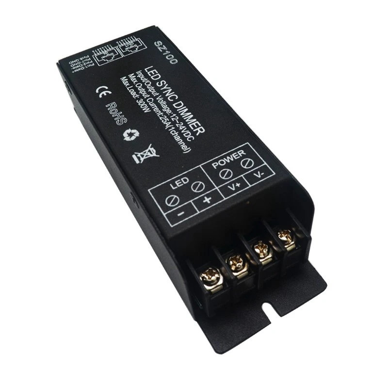 DC12V-24V 25A RF беспроводной регулировка яркости SZ100 светодиодный контроллер