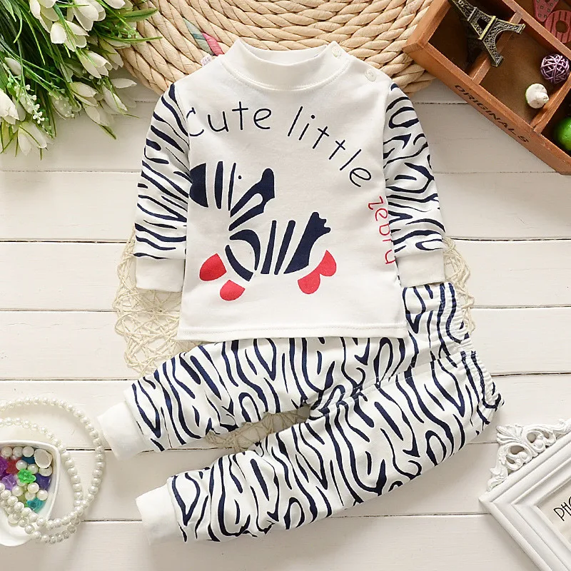 Lovinbecia autumn winter Giraffe pattern boys sweaters toddler children's sweatshirts clothing sets baby casual pajamas suit |