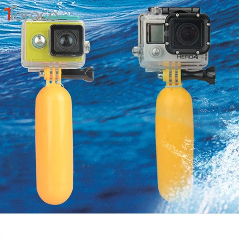 Желтая водная плавающая Рукоятка Ручка Крепление плавающий аксессуар для Gopro Hero