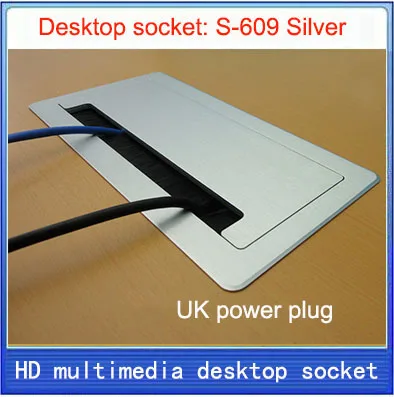 Штепсельная розетка настольная скрытая HDMI Сеть RJ45 для информации офисная