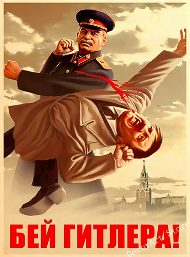 CCCP СССР Сталин Советский Союз холст живопись старинные стены крафт плакаты с