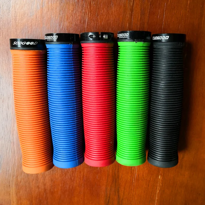 

New MTB Bike Silicone Handlebar Grip Single Locking Bike Grips Anti-Slip Comfortable Handlebar Grip Cover for Mountain