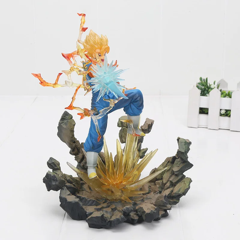 Аниме Dragon Ball Z Супер Saiyan Broly сжигание жуки Broli Гоку Vegetto gogeta pvc фигурку модель игрушка - Цвет: Vegetto no box
