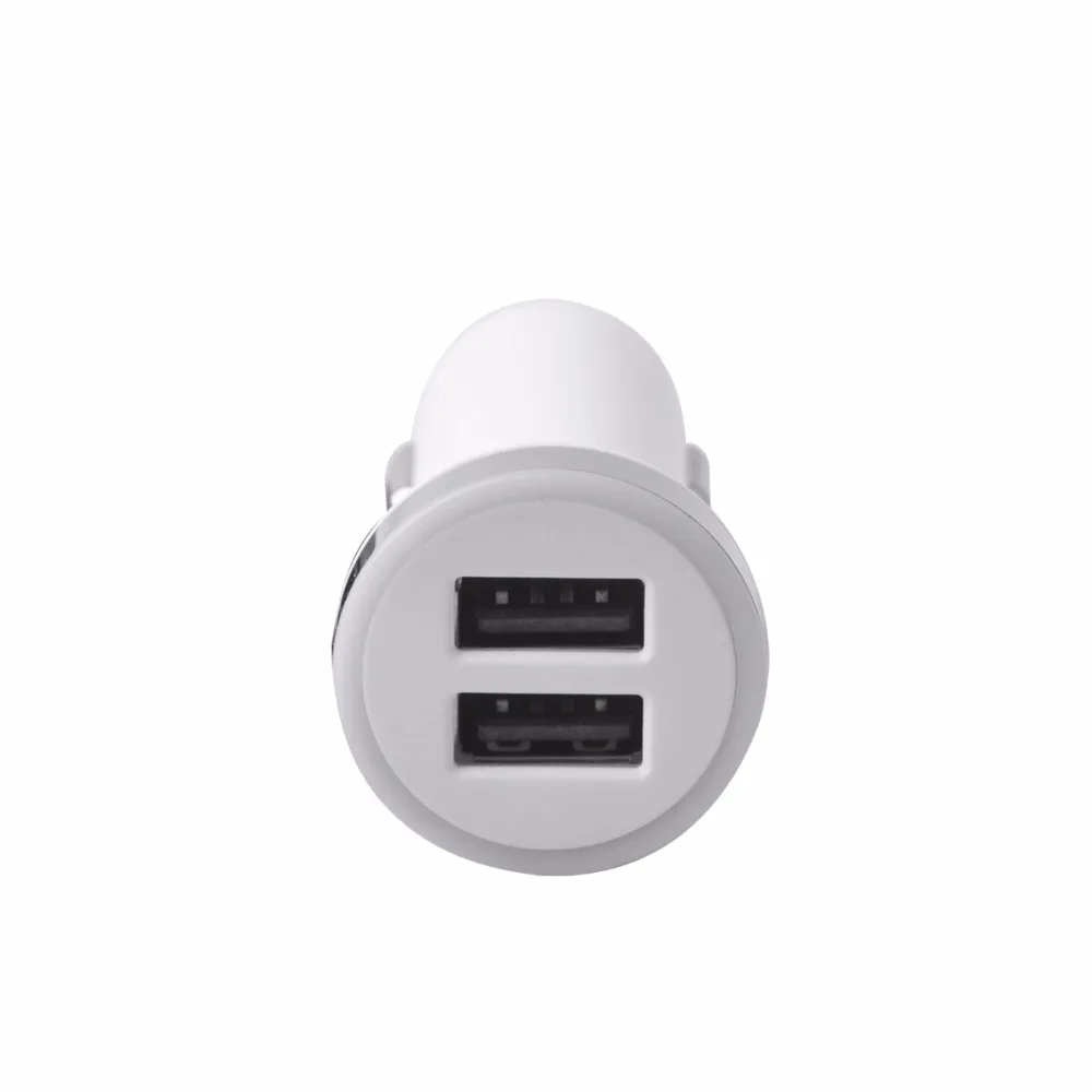 Автомобильное зарядное устройство FONKEN с двумя usb-портами, 5 В, 3,4 А, автомобильное зарядное устройство, 2 порта, автомобильное зарядное устройство для телефона, Синий светодиодный, для мобильного телефона, быстрое зарядное устройство